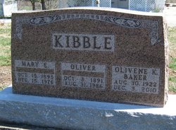 Olivene C. <I>Kibble</I> Baker 