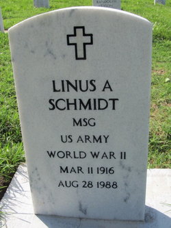 MSGT Linus A Schmidt 