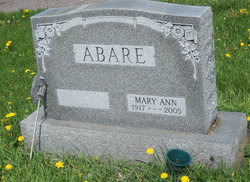 Mary Ann <I>Sperry</I> Abare 