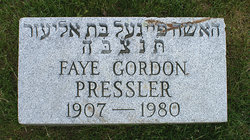 Faye <I>Gordon</I> Pressler 