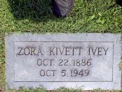 Zora A. <I>Kivett</I> Ivey 
