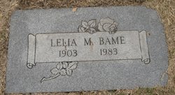 Lelia M. <I>Berkeley</I> Bame 