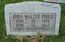 John Walter Poole 
