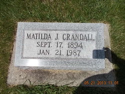 Matilda Josephine <I>Knapp</I> Crandell 
