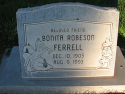Bonita Hazel <I>Robeson</I> Ferrell 