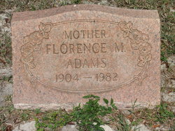 Florence M Adams 