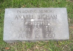 Anabel “Belle” <I>Bigham</I> Griffith 
