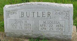Mary Louisa <I>Miller</I> Butler 