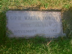 Orie Walter Fowler 