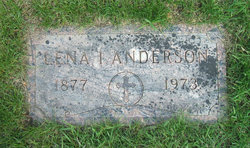 Ida (Lena) Carolina <I>Larson</I> Anderson 