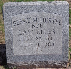 Bessie M. <I>Lascelles</I> Hertel 