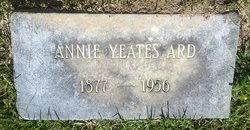 Annie Short <I>Yeates</I> Ard 