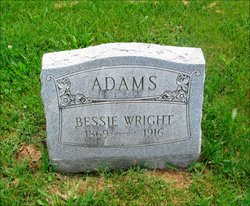 Bessie <I>Wright</I> Adams 