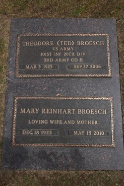 Mary Irene <I>Reinhart</I> Broesch 