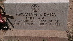 Abraham E Baca 