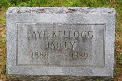 Faye H <I>Kellogg</I> Bailey 