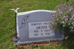 Dorothy Esther <I>West</I> Archer 