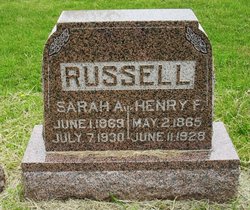 Sarah Ann <I>Campbell</I> Russell 