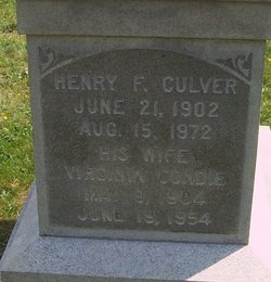Henry F Culver 