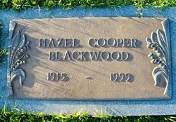 Hazel <I>Cooper</I> Blackwood 