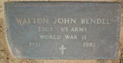 Walton John “Brub” Bendel 