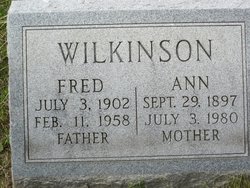 Ann C. <I>Esley</I> Wilkinson 