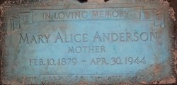 Mary Alice <I>Johns</I> Anderson 