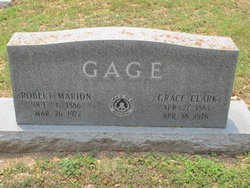 Grace Olivette <I>Clark</I> Gage 