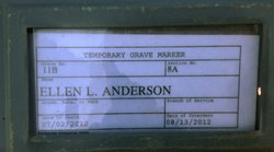 Ellen Louise <I>Glenny</I> Anderson 