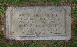 Rev Robert Francis Scott 