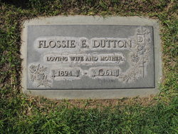 Flossie E. <I>Irving</I> Dutton 