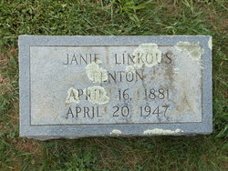 Jane Myrtle “Janie” <I>Linkous</I> Fenton 