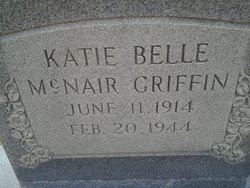 Katie Belle <I>McNair</I> Griffin 