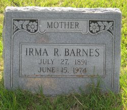 Irma Rachel <I>Miles</I> Barnes 