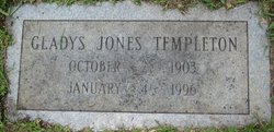 Gladys <I>Jones</I> Templeton 