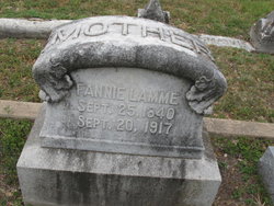 Frances Anne “Fannie” <I>McBaine</I> Lamme 