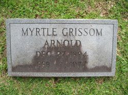 Myrtle <I>Grissom</I> Arnold 