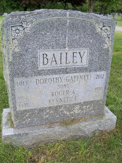 Dorothy Sophia <I>Gaffney</I> Bailey 