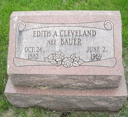 Edith A. <I>Bauer</I> Cleveland 