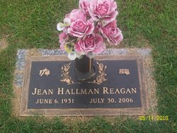 Geretta Delviejean “Jean” <I>Hallman</I> Reagan 