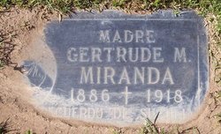 Gertrude <I>Moraga</I> Miranda 