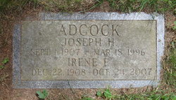 Irene E Adcock 