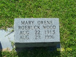 Mary Orene <I>Roebuck</I> Wood 