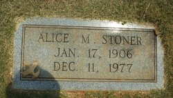 Alice Margeret Stoner 