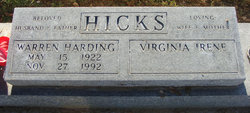 Warren Harding Hicks 