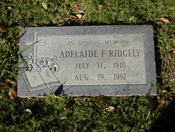Adelaide F. Ridgely 