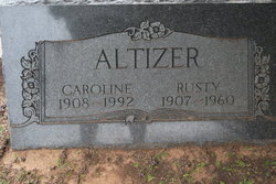Caroline N <I>Burson</I> Altizer 