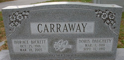 Doris <I>Daughety</I> Carraway 