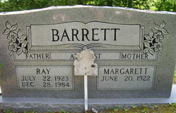 Margarett “Mag” <I>Byrd</I> Barrett 