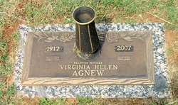 Virginia Helen “Ginny” <I>McAlexander</I> Agnew 